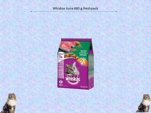 WHISKAS Makanan Kucing Kering tuna 480 g