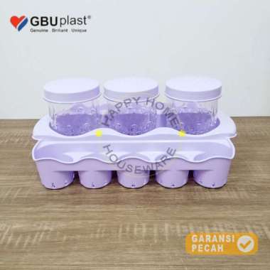 GBUplast Toples Set Calista + Nampan Beckel | Toples Kue | Toples + Keranjang Aqua