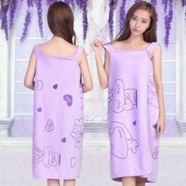 Baju Handuk Multifungsi Baju Handuk Motif Model Kimono Handuk Pakaian Random