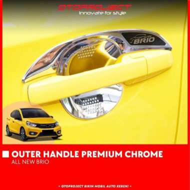 Cover Handle Pintu / Outer Mangkok All New Brio Otoproject Chrome - Outer Mangkok