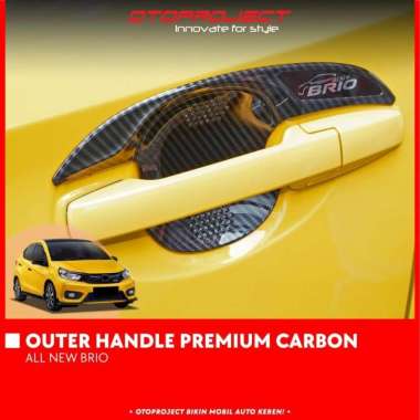 Cover Handle Pintu / Outer Mangkok All New Brio Otoproject Carbon - Cover Handle