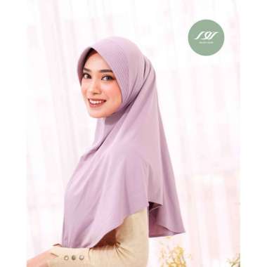 Nour Hijab Bergo Afifah (DISKON LAUNCHING) Ungu