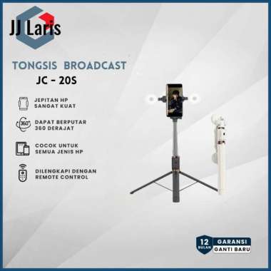 TONGSIS Tripod JC-20S BLUETOOTH 1.7 METER + REMOTE SELFIE +RING LIGHT TRIPOD KAMERA