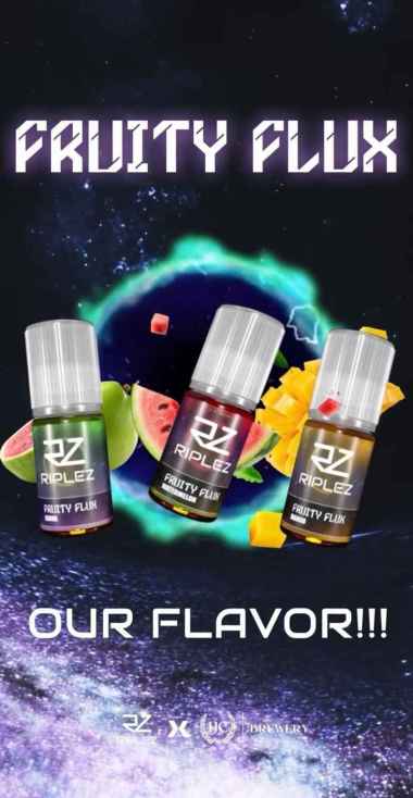 RIPLEZ FRUITY FLUX SALT 30ML mango guava watermelon saltnic guava
