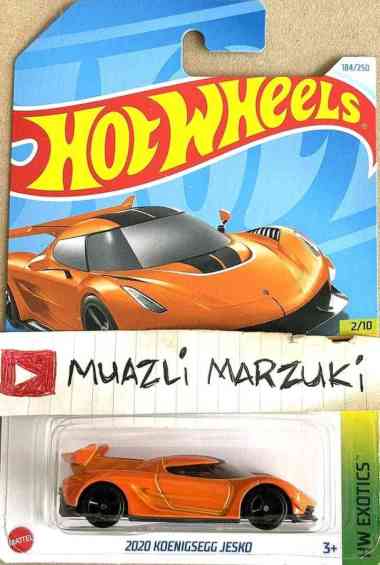 Hot Wheels / HotWheels 2020 KOENIGSEGG JESKO Orange