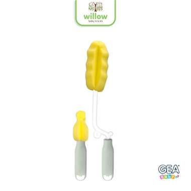 Sikat Pembersih Botol - Gea Baby Eazy Foam Brush Green