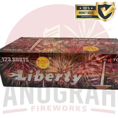 Kembang Api Top Cake Liberty 123s 0.8"+1"