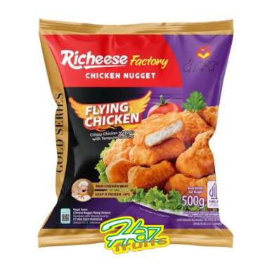 Richeese Chicken Nugget Crispy 500 Gram Flying Chicken