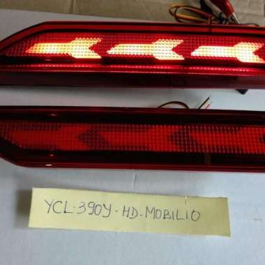 Lampu Led reflektor Bumper Belakang model panah honda mobilio