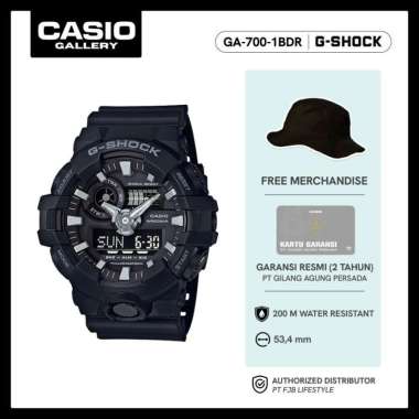 G-Shock Jam Tangan Pria GA-700-1BDR Original Waterproof