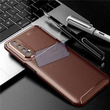 Original Case Shockproof Case Realme Narzo 20 Pro Soft Case Narzo 20 Pro Case Cokelat