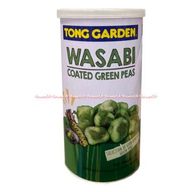 Tong Garden 160gr Wasabi Coated Green Peas Flavour Coated Peanuts Selection Kemasan Kaleng Tonggarde