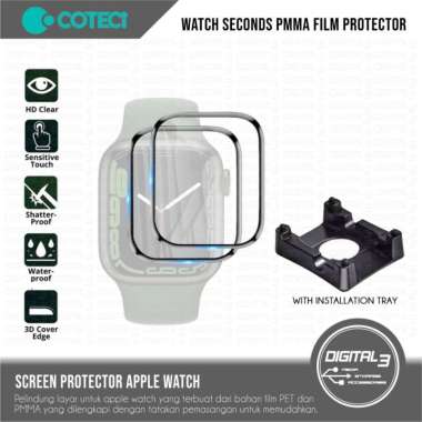 Coteci PMMA Film Watch Seconds Screen Protector Apple iWatch Pelindung Layar Anti Gores for Watch 4 