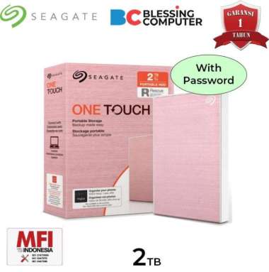 Hardisk Eksternal 2TB / Hardisk External Seagate One Touch 2TB PINK