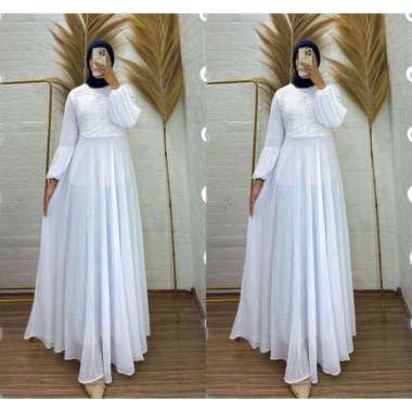 GAMIS KONDANGAN TERBARU BROKAT MIX CERUTY PAYET BRANDED YULIA HD ORI BURKAT MEWAH BRUKAT PESTA L (Ld