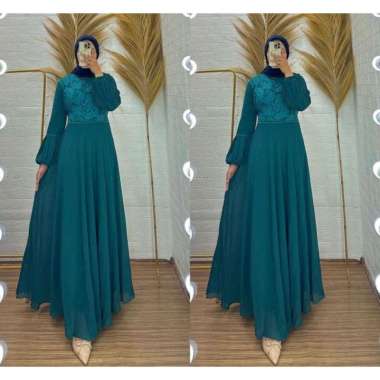 GAMIS KONDANGAN TERBARU BROKAT MIX CERUTY PAYET BRANDED YULIA HD ORI BURKAT MEWAH BRUKAT PESTA XXL (