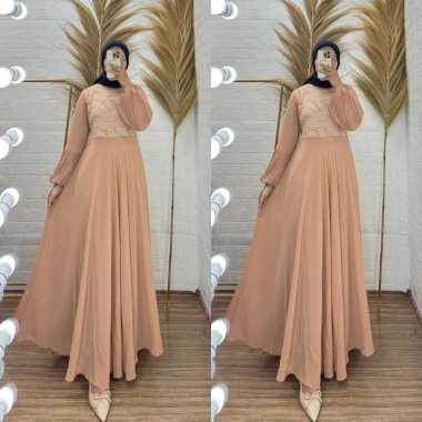 GAMIS KONDANGAN TERBARU BROKAT MIX CERUTY PAYET BRANDED YULIA HD ORI BURKAT MEWAH BRUKAT PESTA L (Ld