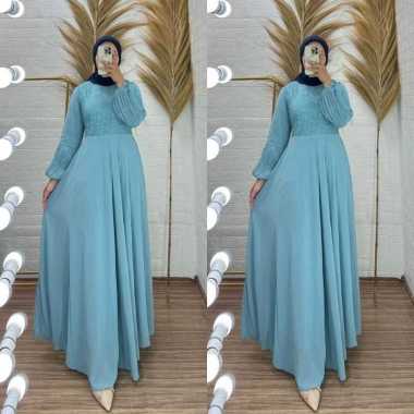 GAMIS KONDANGAN TERBARU BROKAT MIX CERUTY PAYET BRANDED YULIA HD ORI BURKAT MEWAH BRUKAT PESTA L (Ld