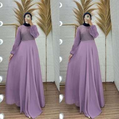 GAMIS KONDANGAN TERBARU BROKAT MIX CERUTY PAYET BRANDED YULIA HD ORI BURKAT MEWAH BRUKAT PESTA XXL (