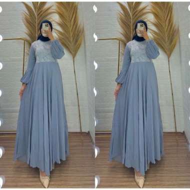 GAMIS KONDANGAN TERBARU BROKAT MIX CERUTY PAYET BRANDED YULIA HD ORI BURKAT MEWAH BRUKAT PESTA XXL (