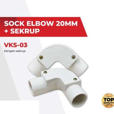 Knee / Pipa Visero Ukuran 20mm / Elbow Sambungan Pipa Listrik