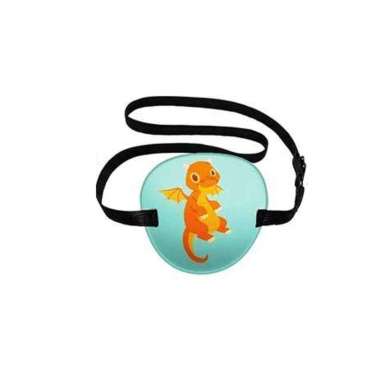 Penutup Mata Anak Terapi Lazy Eye Patch Amblyopia Orthoptic Dino 5