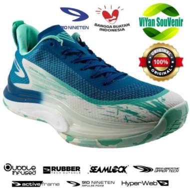 910 Nineten NAKAMI SWISH - Biru/Putih Sepatu Basket 44