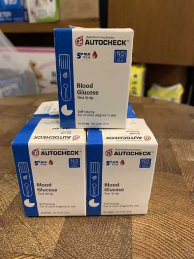 Autocheck Test Strip - Strip Cek Alat Autocheck Kolestrol