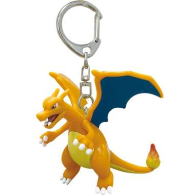 Pokemon TCG Charizard Keychain + Charizard Promo Card