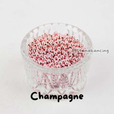 MGB Mutiara Pearl Jahit Asli Original Matsuno Glass Beads Mote Manik-Manik Metalic Jepang, Ukuran 3m