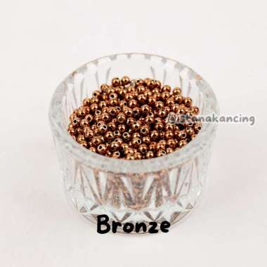 MGB Mutiara Pearl Jahit Asli Original Matsuno Glass Beads Mote Manik-Manik Metalic Jepang, Ukuran 3m