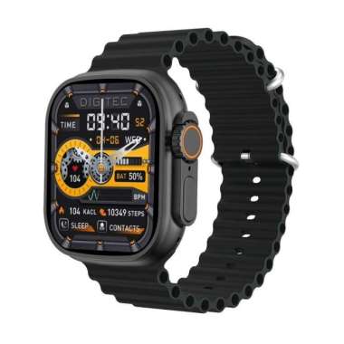 Original 100%!! Digitec SW Smart Watch TRONIC Jam Tangan Pria Digital Smartwatch Garansi Resmi Hitam