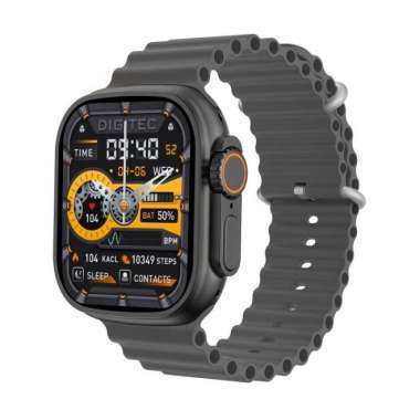 Original 100%!! Digitec SW Smart Watch TRONIC Jam Tangan Pria Digital Smartwatch Garansi Resmi Abu