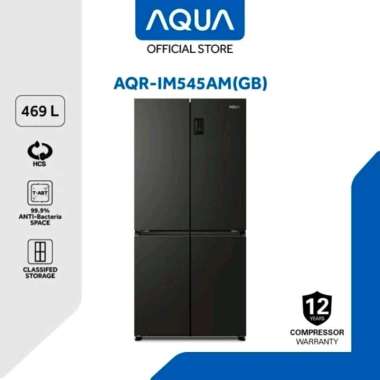 KULKAS 4 PINTU AQUA AQR-IM545AM