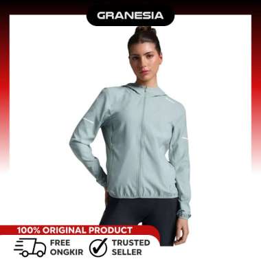 2XU Women's Aero Jacket WR7205ASW|Jaket Zipper Lari Wanita M
