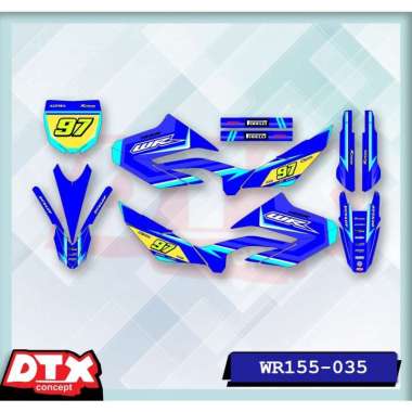 decal wr155 full body decal wr155 decal wr155 supermoto stiker motor wr155 stiker motor keren stiker