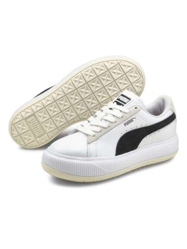 SEPATU CASUAL WOMENS PUMA Suede Mayu Mix Wn s White-Marshmall 382581 01 4