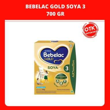 Bebelac Gold Soya 3 Susu Formula Bayi Usia 1-3 Tahun 700 gr Vanila