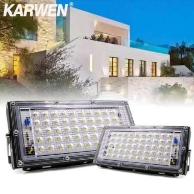 lampu tembak sorot led smd waterproof flood light-lampu taman outdoor