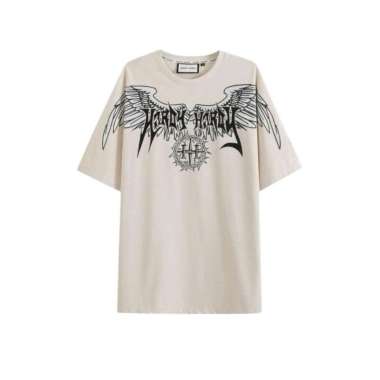 HARDY HARDY DIAMOND THORN FEATHER WINGS TEE KHAKI 100% Authentic L