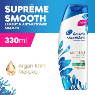 Promo Harga Head & Shoulders Supreme Shampoo Smooth 330 ml - Blibli