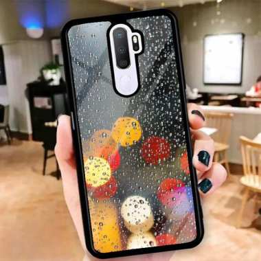 Custom Case Casing Glosy Tempered Glass Cover Belakang Skin Hp Vivo V5, V7, Y83 VIVO Y83 SERIES 4
