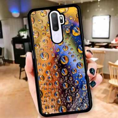 Custom Case Casing Glosy Tempered Glass Cover Belakang Skin Hp Vivo V5, V7, Y83 VIVO Y83 SERIES 5