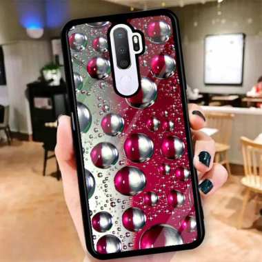 Custom Case Casing Glosy Tempered Glass Cover Belakang Skin Hp Vivo V5, V7, Y83 VIVO Y83 SERIES 6