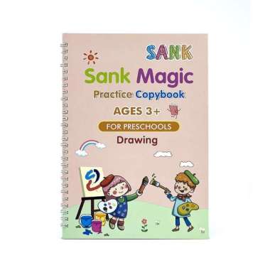 Sank magic book / SANK Magic practice book / Buku belajar menulis huruf dan angka / Buku belajar ana