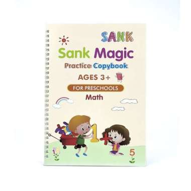 Sank magic book / SANK Magic practice book / Buku belajar menulis huruf dan angka / Buku belajar ana