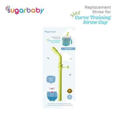 Sugarbaby 3 in 1 Curve Training Straw Cup/Gelas MPASI Bayi/Gelas Bayi Anti Tumpah Bocor/Training Cup