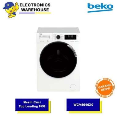 Mesin Cuci Beko Front Loading 8 Kg WCV8646X0 WCV 8646 X0