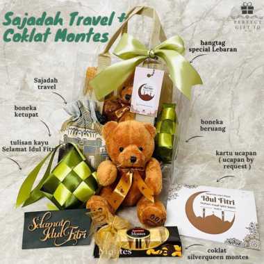 Eid Hampers / Hampers Lebaran / Hampers Idul Firti / Kado Lebaran Sajadah+Coklat Lebaran Cowok