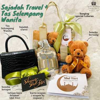 Eid Hampers / Hampers Lebaran / Hampers Idul Firti / Kado Lebaran Sajadah+Tas Lebaran Cowok